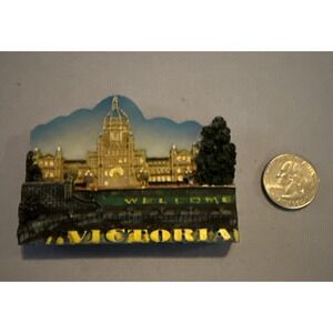 Victoria Canada Tourist Travel Souvenir Gift 3D Resin Refrigerator Fridge Magnet